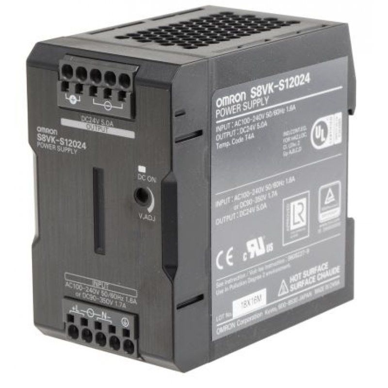 INSERIRE DI AMP 100-240 VCA DI VCC 5 DI WATT 24 DI MODO 120 DEL COMMUTATORE DI OMRON S8VK-S12024