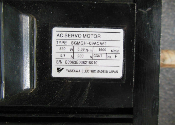 Servomotore industriale SGMGH-09ACA21 di CA 200V di Yaskawa 5.39N.m del servomotore