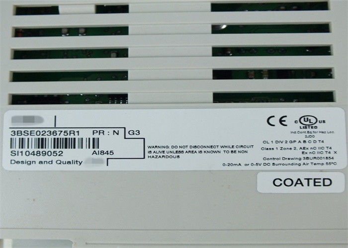 Il nuovo modulo 3BSE023675R1 AI845 di ABB I O entrata analogico. 1x8ch ridondante o singolo. HART