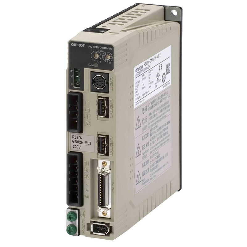 Il servo di serie di OMRON R88D-GN01H-ML2 guida 1~ 200 il VCA MECHATROLINK II ha integrato 100 W