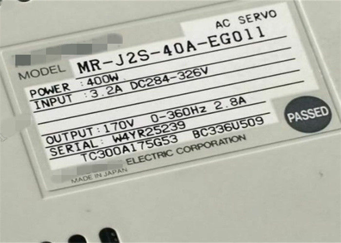 Azionamento industriale 400W 170V 2.8A dell'amplificatore MR-J2S-40A-EG011 di CA di Mitsubishi SERVO NUOVO