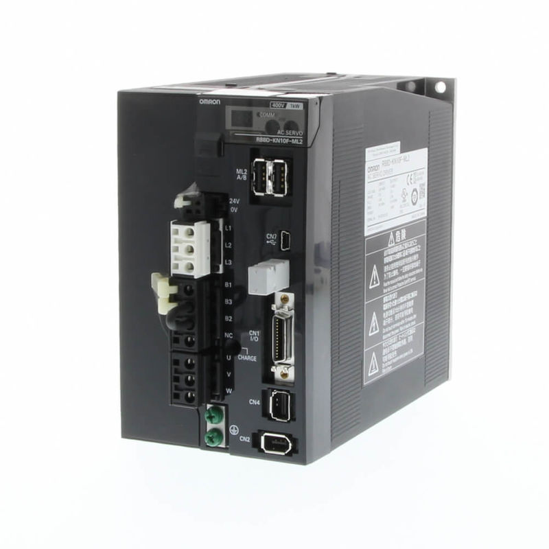 OMRON R88D-KT75F 3~ 400 VCA, tipo impulso/analogico, 7,5 chilowatt
