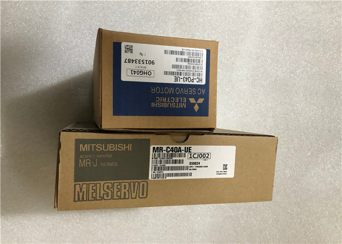 Azionamento industriale MR-C40A-UE di Mitsubishi 400W servo con il motore HC-PQ43-UE 4.5AMP 230V NUOVO