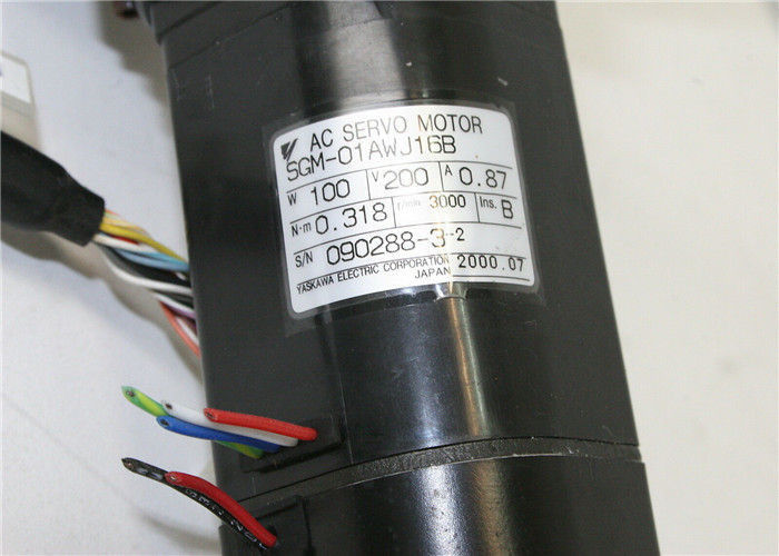 Servomotore elettrico industriale 0.318N.m 100w di Yaskawa del servomotore di SGM-01AWJ16B