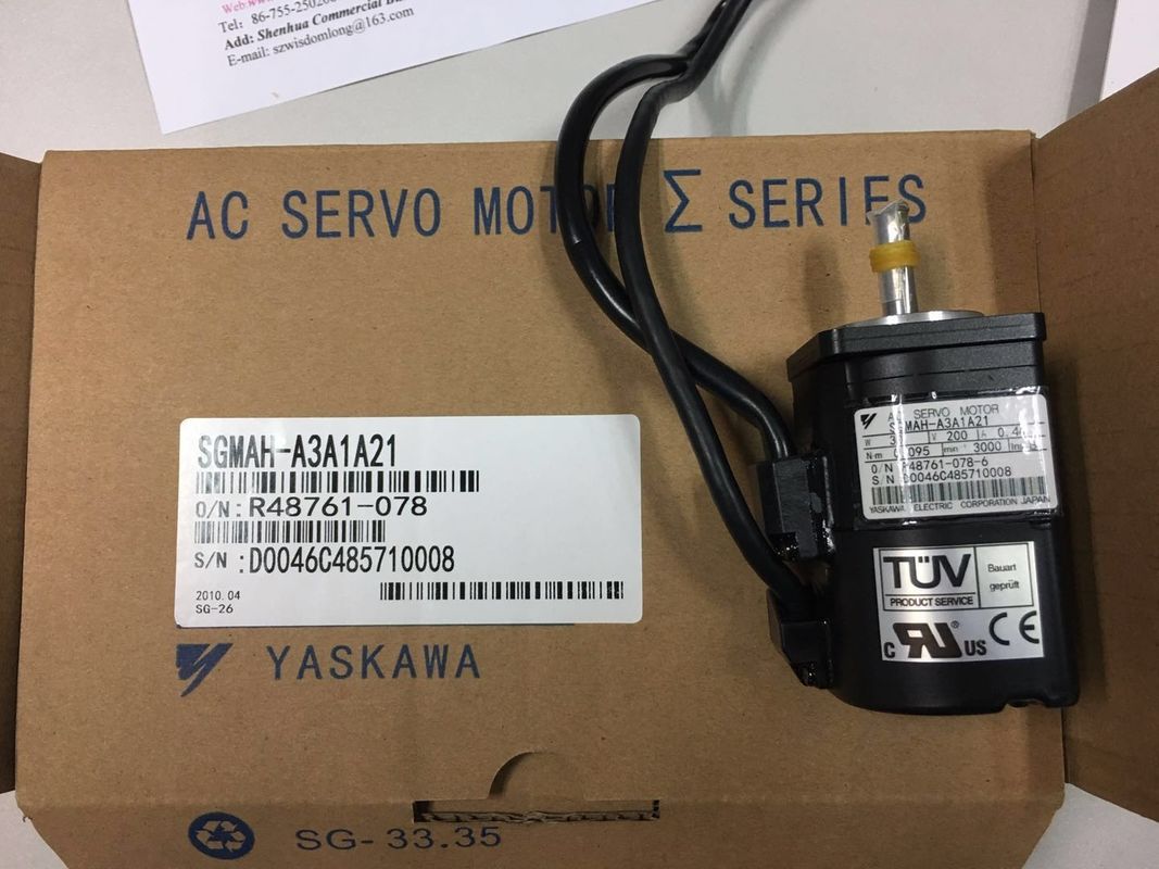 Servomotore industriale SGMAH-A3A1A21 30W 200V di CA di Yaskawa NUOVISSIMO