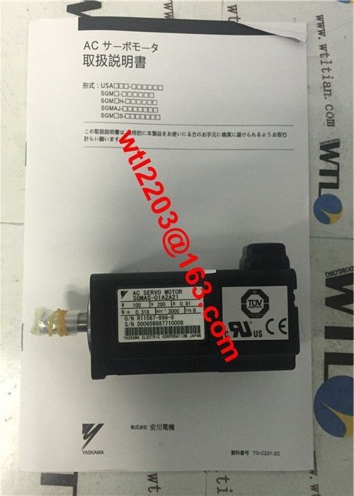 Servomotore industriale SGMAS-01A2A21 100W 200V di CA di Yaskawa NUOVISSIMO