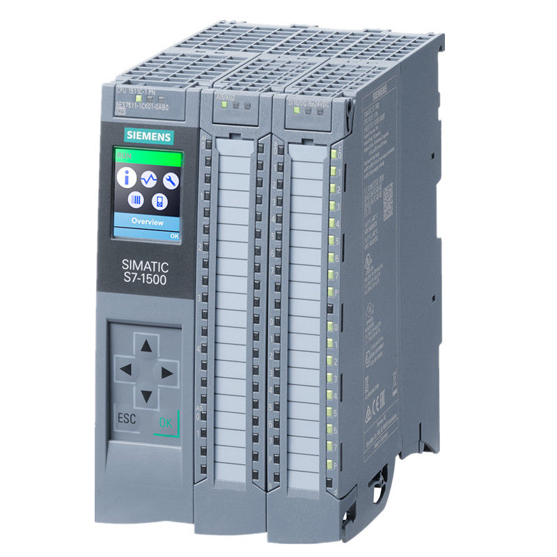 KB del CPU 175 del compatto di SIEMENS 6ES7511-1CK00-0AB0 per il programma e 1 MB per i dati