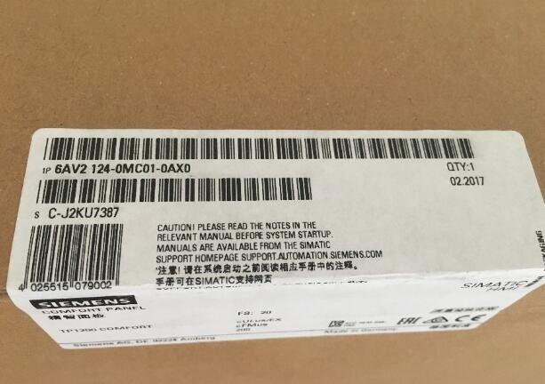 SIEMENS 6AV2124-0MC01-0AX0 12" WIDESCREEN-TFT-DISPLAY 12 MB di memoria utente