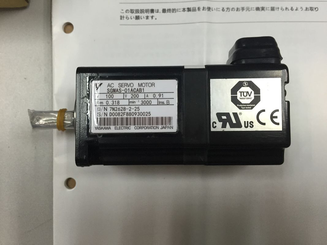 Yaskawa AC Industrial Servo Motor SGMAS-01ACAB1 100W 200V NUOVO