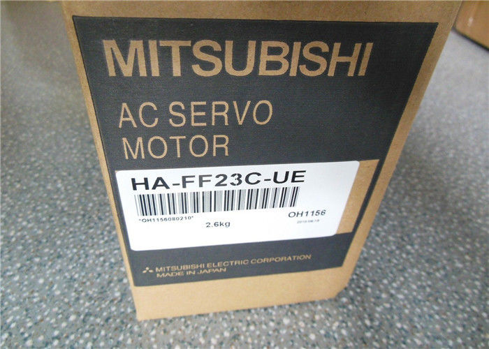 Mitsubishi 200W AC SERVO MOTOR HA-FF23C-UE 3AC 129V 1.3A 3000 giri al minuto in stock