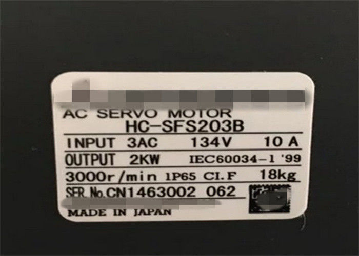 MITSUBISHI Melservo HC-SFS serie Motore a potenza di media inerzia HC-SFS203B dal Giappone