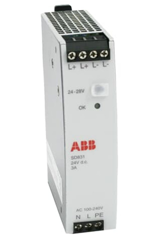 ABB 3BSC610064R1 SD831 Fornitura di alimentazione Input AC 100-240 V Output DC 24 V 3A