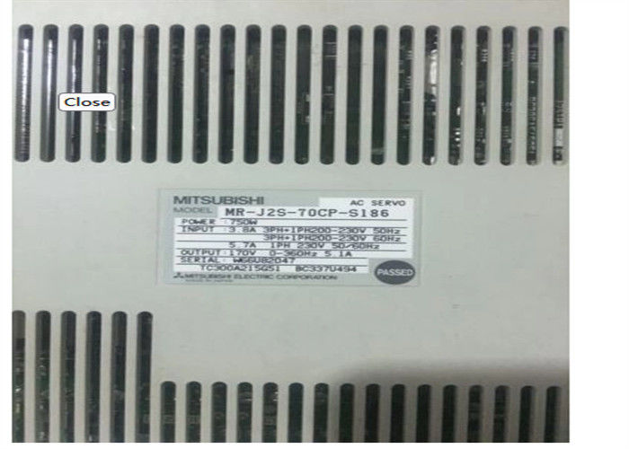 MR-J2S-40CP-S186 Servo drivers industriali per la stabilità di frequenza 200-230 VAC
