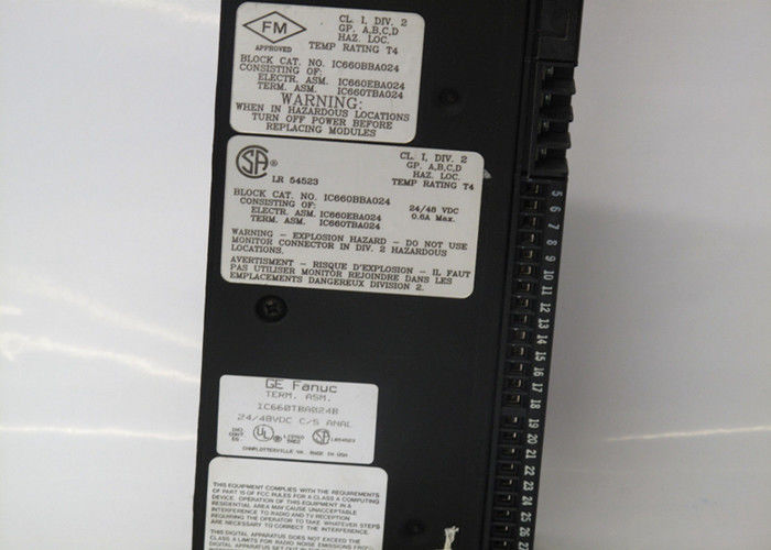 IC660BBA024 Blocco I/O della serie I/O GE Fanuc Genius, tensione nominale 24/48 VDC