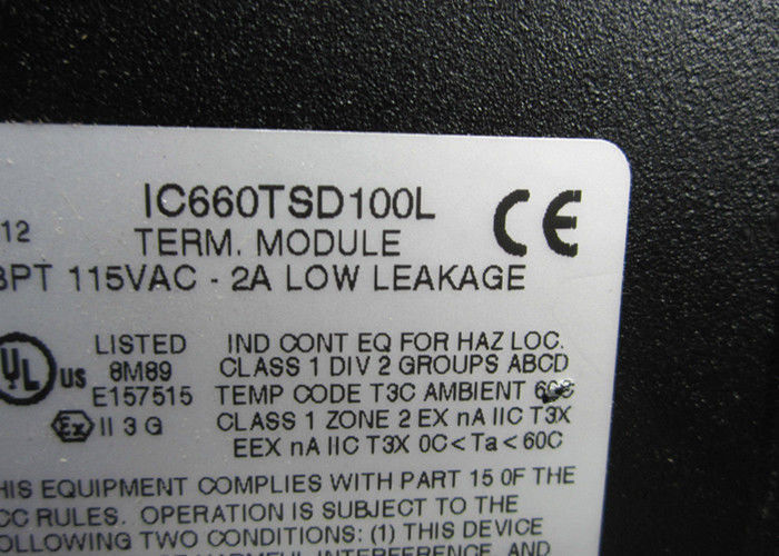 L'assemblaggio terminale GE Fanuc IC660TSD100 è prodotto da GE Fanuc, da 32 a 140 gradi Fahrenheit