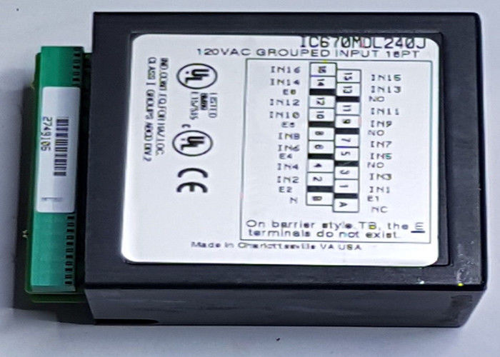 IC670MDL240 è un modulo di ingresso discreto a 16 punti della serie di controllo di campo di GE Fanuc