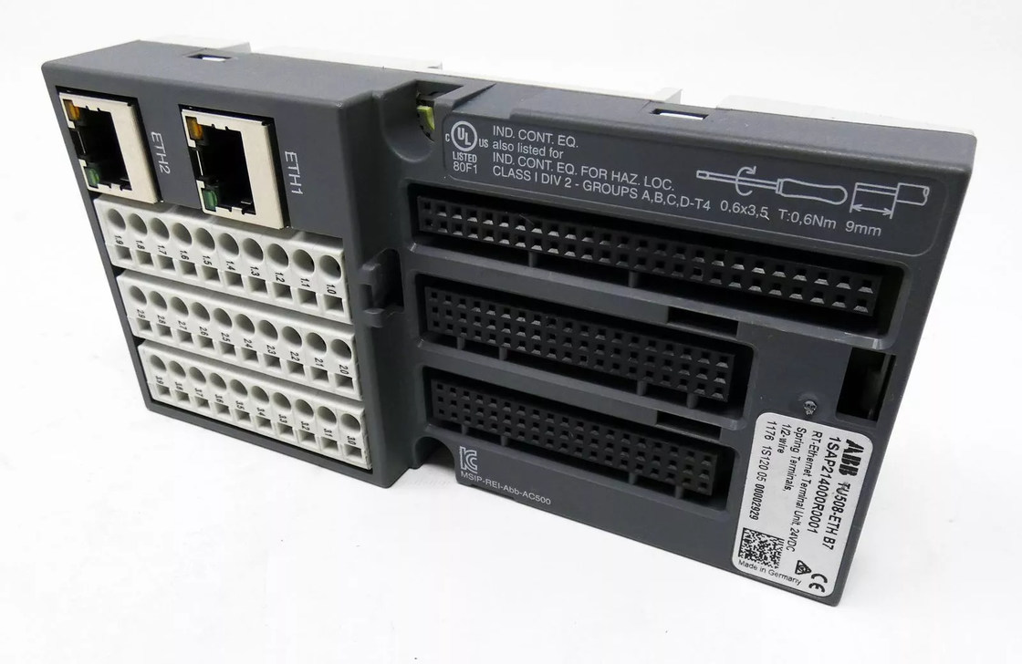 ABB PLC-AC500 DC Digital IO Module DC508-ETH Nuova scatola originale