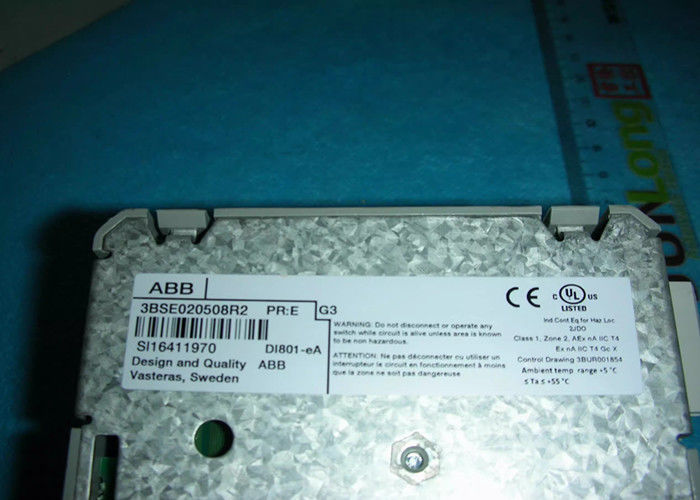 ABB 3BSE020508R2 DI801-eA Input digitale 24V 16 ch 1x16 ch, isolamento nominale.50V