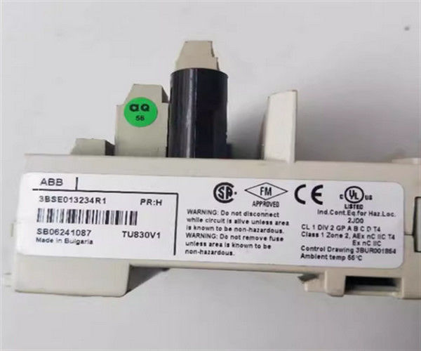 ID del prodotto TU830V1 3BSE013234R1 0,28 kg Modulo di alimentazione ridondante Tensione di prova dielettrica 500 V a.c.